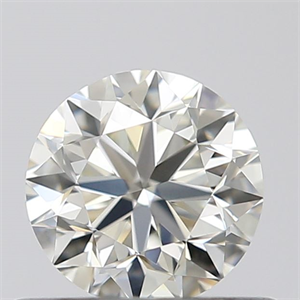 Picture of 0.50 Carats, Round with Very Good Cut, K Color, IF Clarity and Certified by GIA