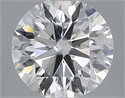 0.40 Carats, Round with Very Good Cut, E Color, VS1 Clarity and Certified by GIA