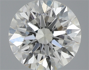 Picture of 0.50 Carats, Round with Excellent Cut, J Color, SI1 Clarity and Certified by GIA