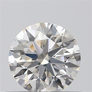 Picture of 0.42 Carats, Round with Excellent Cut, I Color, VVS2 Clarity and Certified by GIA