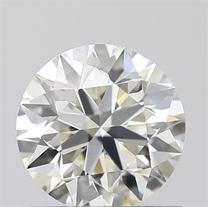 Picture of 0.60 Carats, Round with Excellent Cut, L Color, VS2 Clarity and Certified by GIA