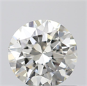 0.54 Carats, Round with Excellent Cut, K Color, VS2 Clarity and Certified by GIA