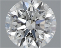 0.40 Carats, Round with Excellent Cut, F Color, SI1 Clarity and Certified by GIA