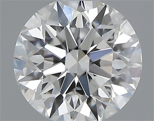 Picture of 0.40 Carats, Round with Excellent Cut, F Color, SI1 Clarity and Certified by GIA