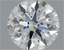 0.41 Carats, Round with Excellent Cut, G Color, SI1 Clarity and Certified by GIA