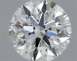 Picture of 0.41 Carats, Round with Excellent Cut, G Color, SI1 Clarity and Certified by GIA