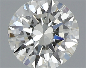 Picture of 0.42 Carats, Round with Excellent Cut, J Color, VVS2 Clarity and Certified by GIA