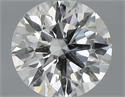 0.53 Carats, Round with Excellent Cut, K Color, SI2 Clarity and Certified by GIA