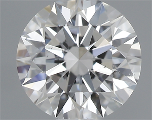 Picture of 0.43 Carats, Round with Excellent Cut, E Color, SI2 Clarity and Certified by GIA