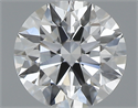 0.41 Carats, Round with Excellent Cut, F Color, VS2 Clarity and Certified by GIA