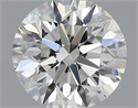 0.40 Carats, Round with Excellent Cut, I Color, VVS1 Clarity and Certified by GIA