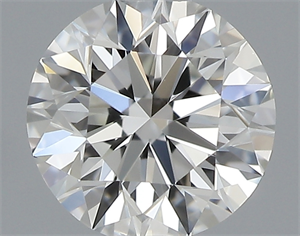 Picture of 0.40 Carats, Round with Excellent Cut, I Color, VVS1 Clarity and Certified by GIA