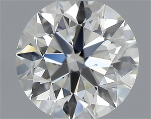 Picture of 0.40 Carats, Round with Excellent Cut, J Color, SI1 Clarity and Certified by GIA