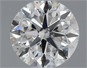 0.50 Carats, Round with Very Good Cut, F Color, SI2 Clarity and Certified by GIA