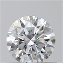 0.40 Carats, Round with Excellent Cut, D Color, VS2 Clarity and Certified by GIA