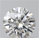 0.40 Carats, Round with Excellent Cut, I Color, VVS1 Clarity and Certified by GIA