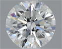 0.40 Carats, Round with Very Good Cut, E Color, VS1 Clarity and Certified by GIA