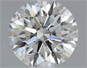 0.40 Carats, Round with Excellent Cut, H Color, VS1 Clarity and Certified by GIA