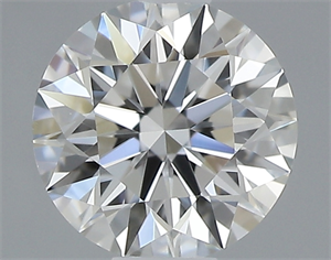 Picture of 0.40 Carats, Round with Excellent Cut, H Color, VS1 Clarity and Certified by GIA