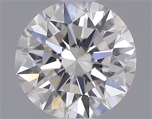 Picture of 0.40 Carats, Round with Excellent Cut, F Color, SI1 Clarity and Certified by GIA