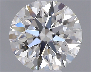 Picture of 0.40 Carats, Round with Excellent Cut, H Color, VVS1 Clarity and Certified by GIA