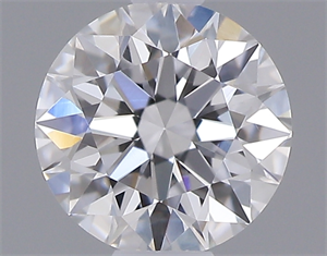 Picture of 0.40 Carats, Round with Very Good Cut, D Color, VS2 Clarity and Certified by GIA