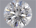 0.40 Carats, Round with Excellent Cut, H Color, VS1 Clarity and Certified by GIA