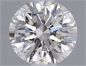 0.41 Carats, Round with Excellent Cut, F Color, VS2 Clarity and Certified by GIA