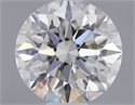 0.41 Carats, Round with Excellent Cut, H Color, SI1 Clarity and Certified by GIA