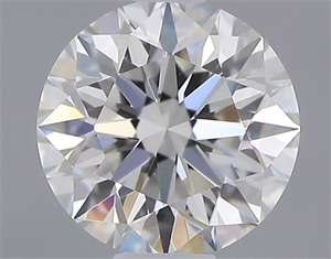 Picture of 0.41 Carats, Round with Excellent Cut, H Color, SI1 Clarity and Certified by GIA