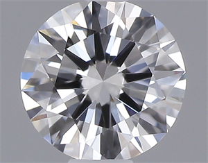 Picture of 0.41 Carats, Round with Very Good Cut, F Color, VVS1 Clarity and Certified by GIA