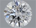 0.40 Carats, Round with Excellent Cut, E Color, VS2 Clarity and Certified by GIA