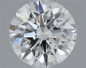 Picture of 0.40 Carats, Round with Excellent Cut, E Color, VS2 Clarity and Certified by GIA