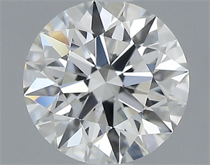 Picture of 0.41 Carats, Round with Excellent Cut, H Color, VVS2 Clarity and Certified by GIA