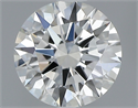 0.43 Carats, Round with Excellent Cut, I Color, VVS1 Clarity and Certified by GIA