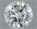 0.40 Carats, Round with Excellent Cut, H Color, VS1 Clarity and Certified by GIA