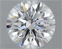 0.42 Carats, Round with Excellent Cut, E Color, SI1 Clarity and Certified by GIA