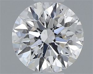 Picture of 0.40 Carats, Round with Excellent Cut, D Color, SI2 Clarity and Certified by GIA