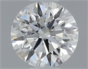 0.40 Carats, Round with Excellent Cut, E Color, SI1 Clarity and Certified by GIA