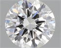 0.40 Carats, Round with Excellent Cut, D Color, SI2 Clarity and Certified by GIA