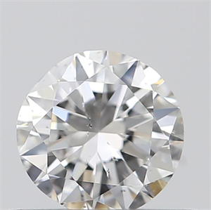 Picture of 0.40 Carats, Round with Very Good Cut, F Color, SI1 Clarity and Certified by GIA