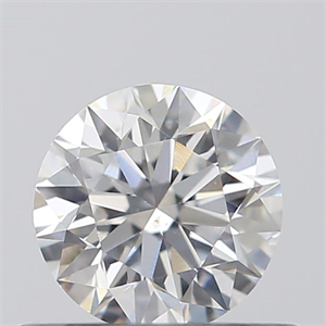 Picture of 0.43 Carats, Round with Excellent Cut, E Color, SI2 Clarity and Certified by GIA