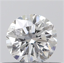 0.40 Carats, Round with Very Good Cut, E Color, VS2 Clarity and Certified by GIA