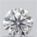 0.40 Carats, Round with Very Good Cut, D Color, SI1 Clarity and Certified by GIA