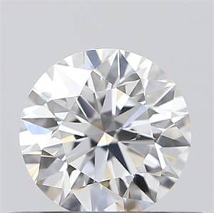 Picture of 0.40 Carats, Round with Excellent Cut, D Color, SI1 Clarity and Certified by GIA