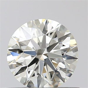 Picture of 0.50 Carats, Round with Excellent Cut, K Color, VS2 Clarity and Certified by GIA