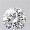 0.40 Carats, Round with Excellent Cut, E Color, SI1 Clarity and Certified by GIA