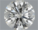 0.56 Carats, Round with Excellent Cut, J Color, SI2 Clarity and Certified by GIA