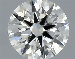 Picture of 0.44 Carats, Round with Excellent Cut, J Color, IF Clarity and Certified by GIA