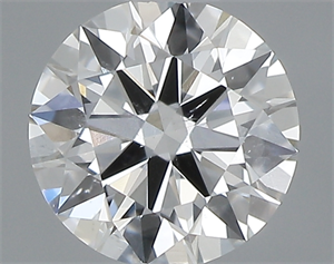 Picture of 0.40 Carats, Round with Excellent Cut, E Color, SI2 Clarity and Certified by GIA